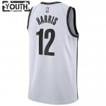 Maillot NBA Brooklyn Nets Joe Harris 12 Nike 2022-23 Association Edition Blanc Swingman - Enfant